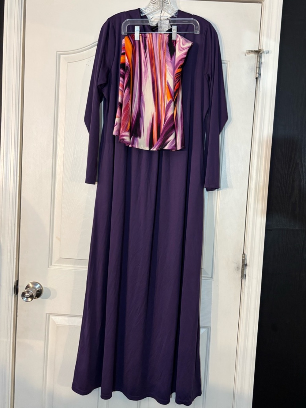 2 Piece Abaya & Scarf Set